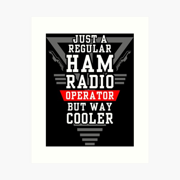 Item preview, Cool Ham Radio Operator - Amateur Radio Operator designed and sold by Tatzki-Design.