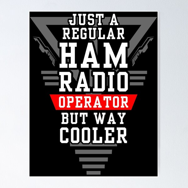 Item preview, Cool Ham Radio Operator - Amateur Radio Operator designed and sold by Tatzki-Design.