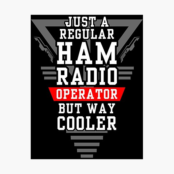 Item preview, Cool Ham Radio Operator - Amateur Radio Operator designed and sold by Tatzki-Design.