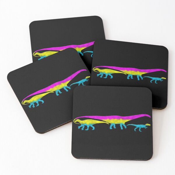 Item preview, Pansexual Pride Dinosaurs designed and sold by Mina-Richards.