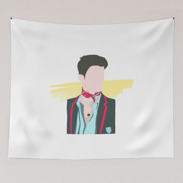 Item preview, Elite Netflix Show Patrick with  yellow background designed and sold by paintingtour.