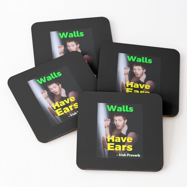 Item preview, Irish Proverb - Walls Have Ears designed and sold by IrishProverbs.
