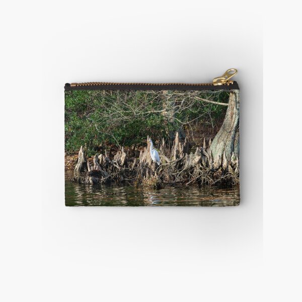 Item preview, Great Egret Waiting for a Fish designed and sold by ShorelineImages.