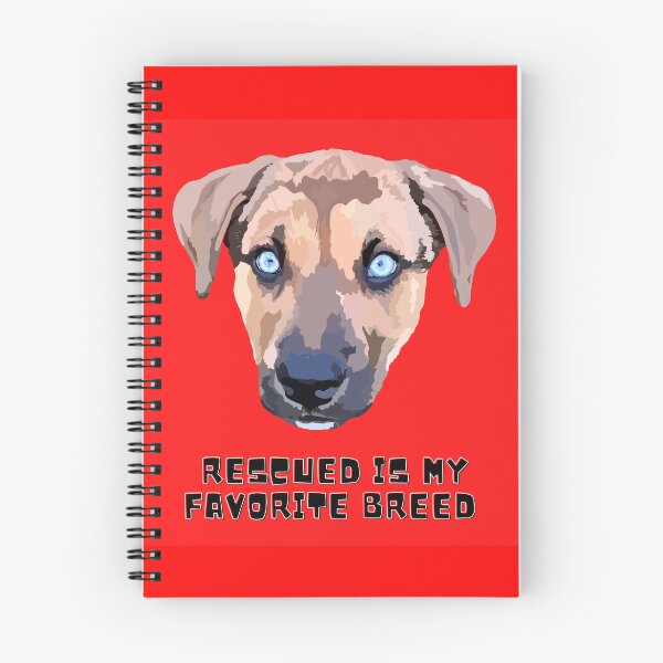 Item preview, Rescued is my favorite breed - Red designed and sold by Mepatch.