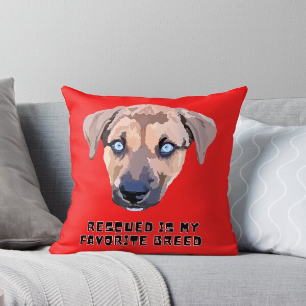 Item preview, Rescued is my favorite breed - Red designed and sold by Mepatch.