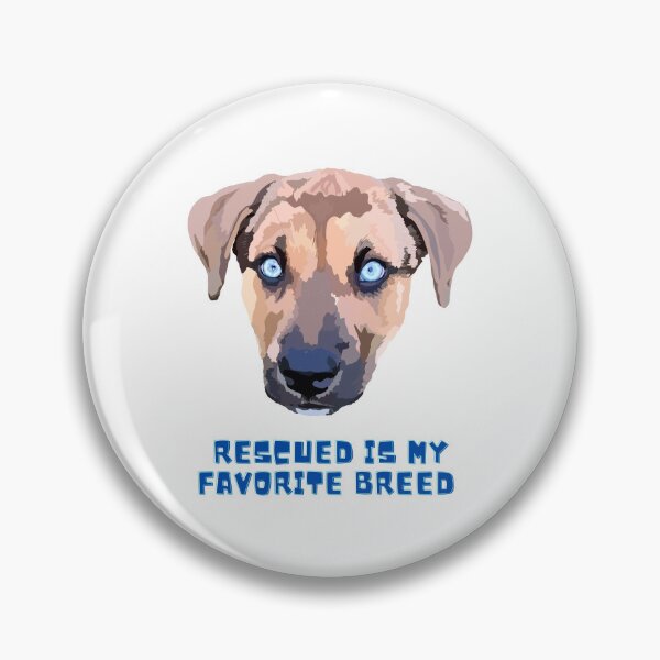Item preview, Rescued is my favorite breed - White designed and sold by Mepatch.