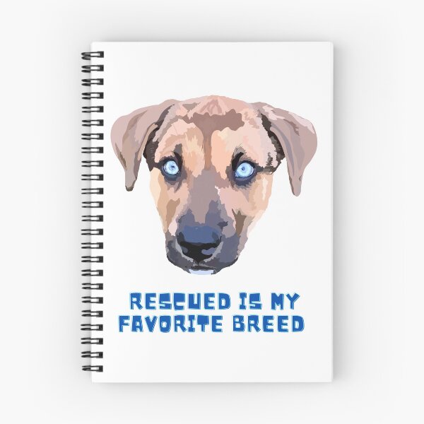 Item preview, Rescued is my favorite breed - White designed and sold by Mepatch.
