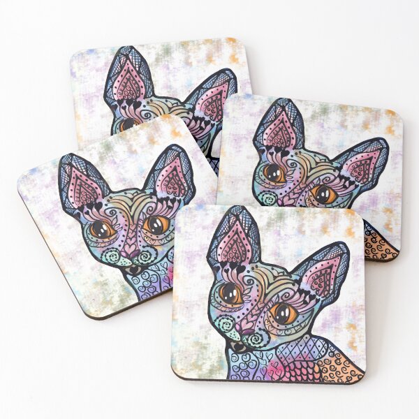 Item preview, Cornish Rex Doodle Art designed and sold by Birgit Dugan.