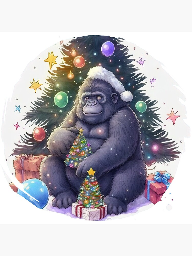 Gorilla T-Shirt, Gorilla Tshirt Christmas Gift Gorilla T-Shirt, Gorilla Tshirt Christmas Gift