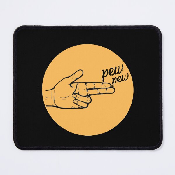 Item preview, Pew Pew round classic logo designed and sold by LeddsoDello.