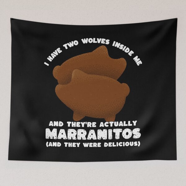Item preview, I have two wolves inside me - marranitos - pan dulce designed and sold by abowersock.