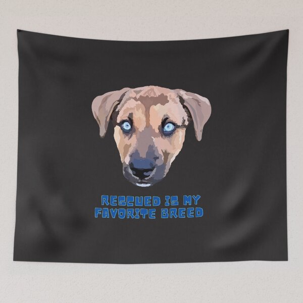 Item preview, Rescued is my favorite breed - Black designed and sold by Mepatch.