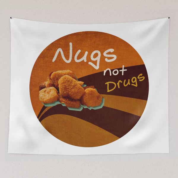 Item preview, Nut not drugs circle vintage designed and sold by GejeDesign.