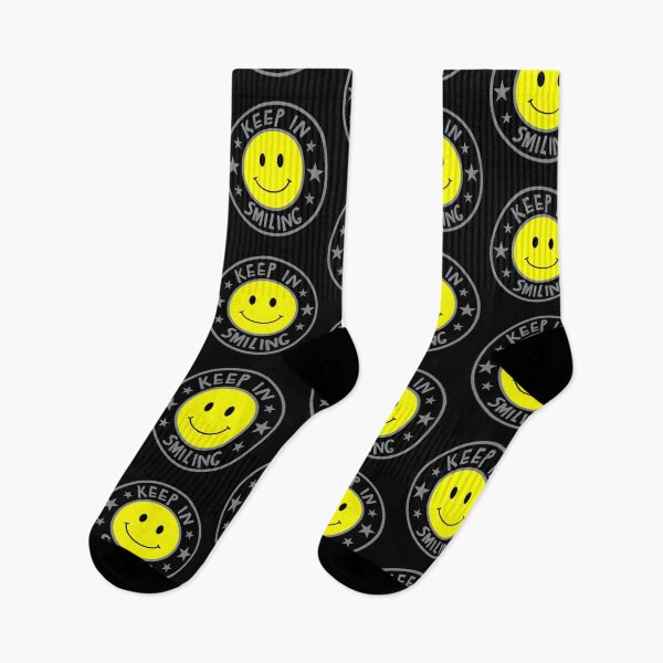 Item preview, Smiling face - yellow meme sticker designed and sold by bluehatgraphics.