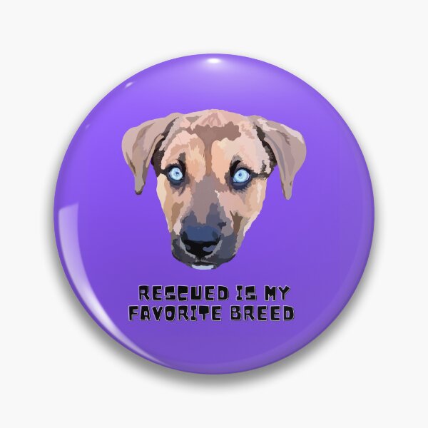 Item preview, Rescued is my favorite breed - Purple designed and sold by Mepatch.
