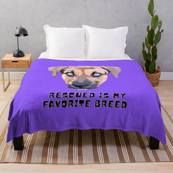 Item preview, Rescued is my favorite breed - Purple designed and sold by Mepatch.