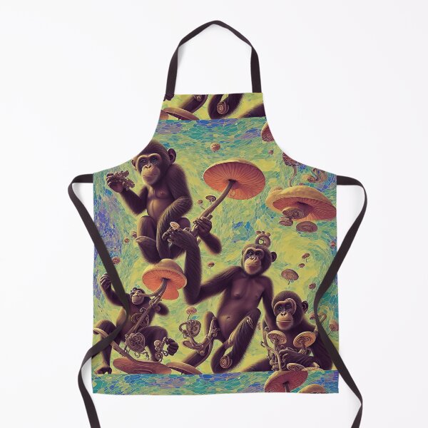 Item preview, PSYCHEDELIC APE - Green #973334 designed and sold by SmokinShroomz.