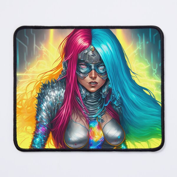Item preview, Cyberpunk Anarchist Lady designed and sold by AICreateWorlds.