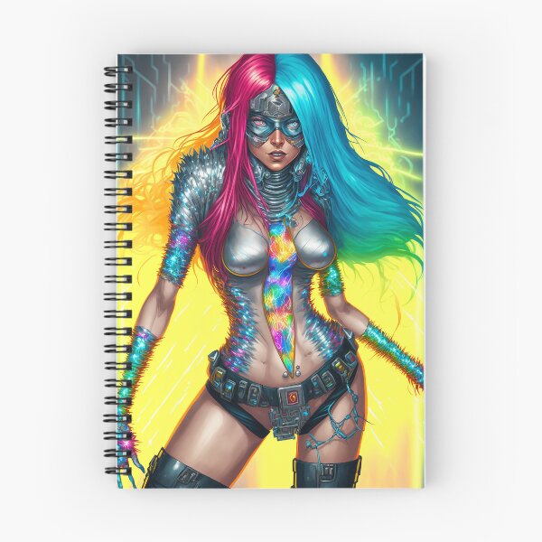 Item preview, Cyberpunk Anarchist Lady designed and sold by AICreateWorlds.
