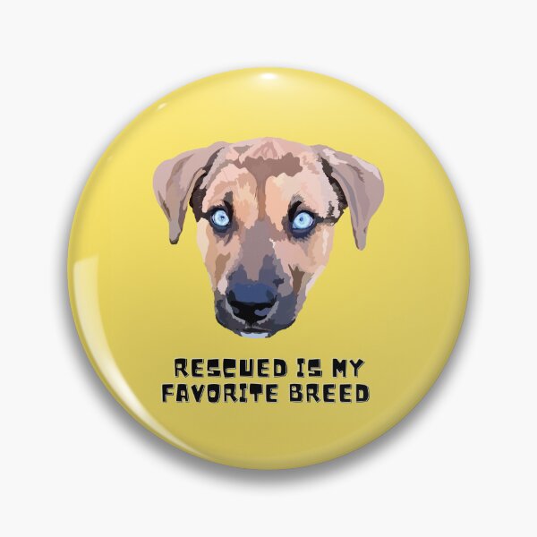 Item preview, Rescued is my favorite breed - Yellow designed and sold by Mepatch.