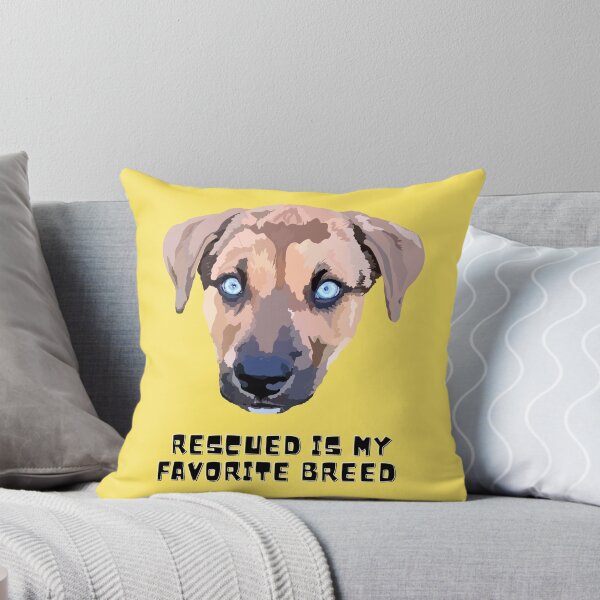 Item preview, Rescued is my favorite breed - Yellow designed and sold by Mepatch.
