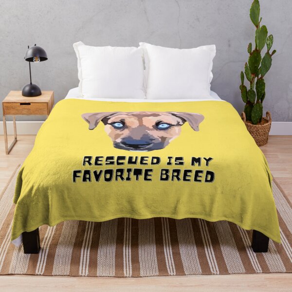 Item preview, Rescued is my favorite breed - Yellow designed and sold by Mepatch.