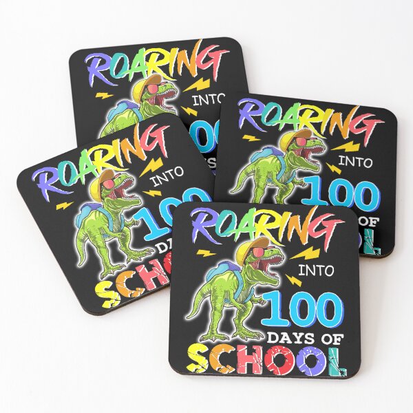 Item preview, Roaring Into 100 Days Of School Dinosaur Rex Boys  designed and sold by SamArtistbyAUS.