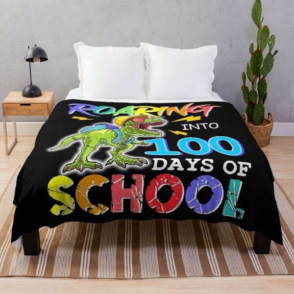Item preview, Roaring Into 100 Days Of School Dinosaur Rex Boys designed and sold by SamArtistbyAUS.