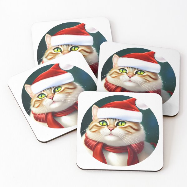 Item preview, Funny Cat Christmas designed and sold by ArtificialCraft.