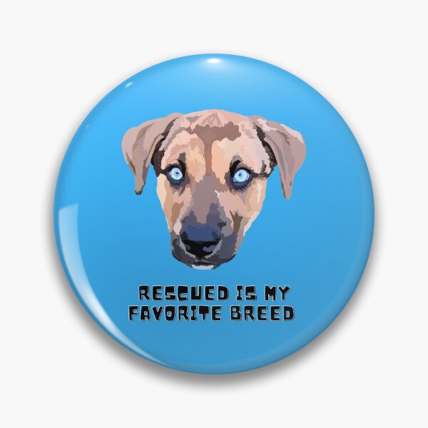 Item preview, Rescued is my favorite breed - Light Blue designed and sold by Mepatch.