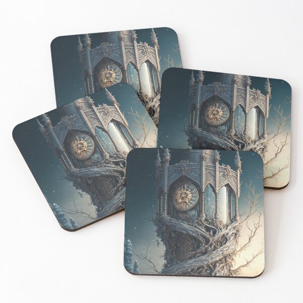 Item preview, Frozen Clock Tower designed and sold by AICreateWorlds.