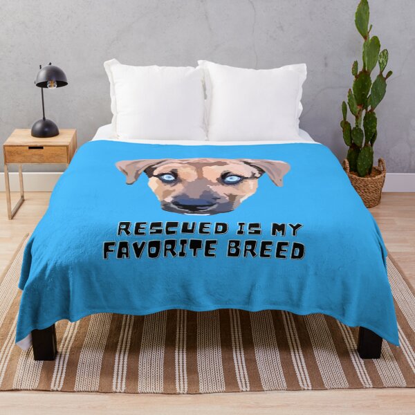 Item preview, Rescued is my favorite breed - Light Blue designed and sold by Mepatch.
