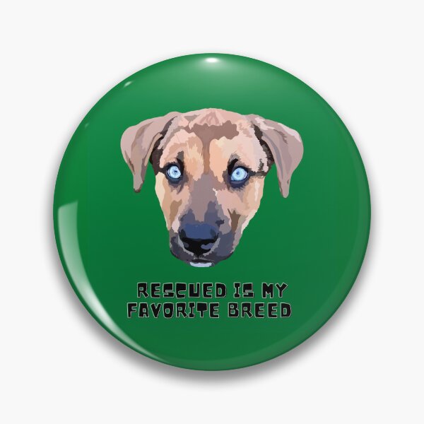 Item preview, Rescued is my favorite breed - Green designed and sold by Mepatch.