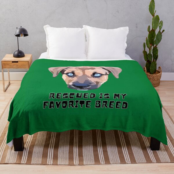 Item preview, Rescued is my favorite breed - Green designed and sold by Mepatch.