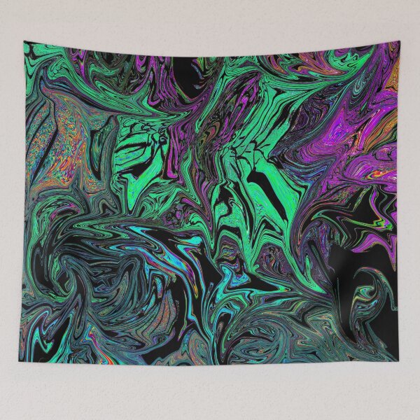 Item preview, Liquid Graffiti Green designed and sold by blakcirclegirl.