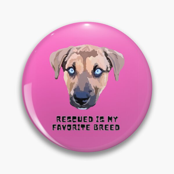 Item preview, Rescued is my favorite breed - Pink designed and sold by Mepatch.