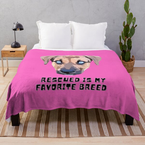 Item preview, Rescued is my favorite breed - Pink designed and sold by Mepatch.