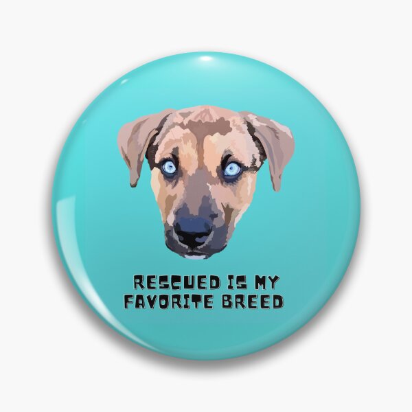 Item preview, Rescued is my favorite breed - Teal designed and sold by Mepatch.