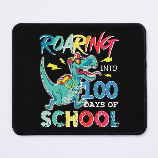 Item preview, Roaring Into 100 Days Of School Dinosaur Rex Boys designed and sold by SamArtistbyAUS.