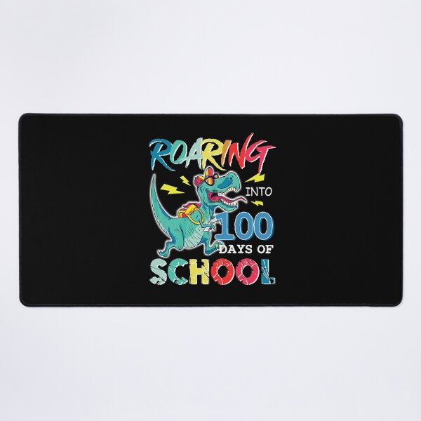 Item preview, Roaring Into 100 Days Of School Dinosaur Rex Boys designed and sold by SamArtistbyAUS.