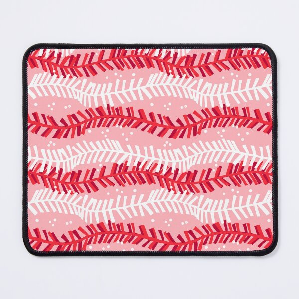 Item preview, Holiday Garland on Pink designed and sold by latheandquill.
