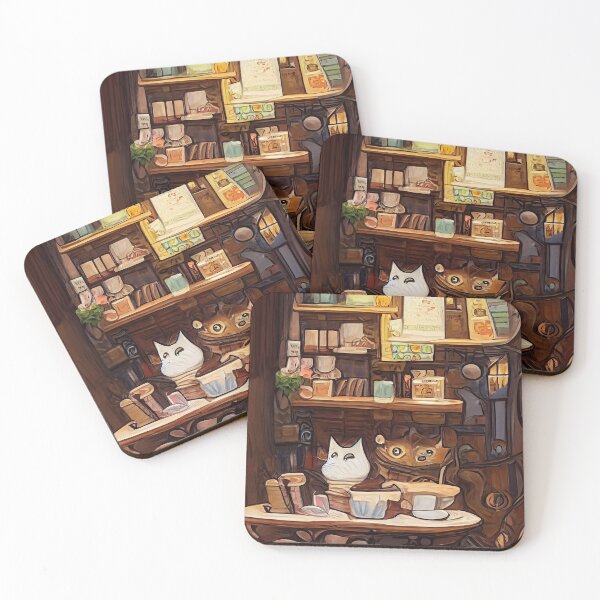 Item preview, Cozy Cat Cafe designed and sold by rudekitten.