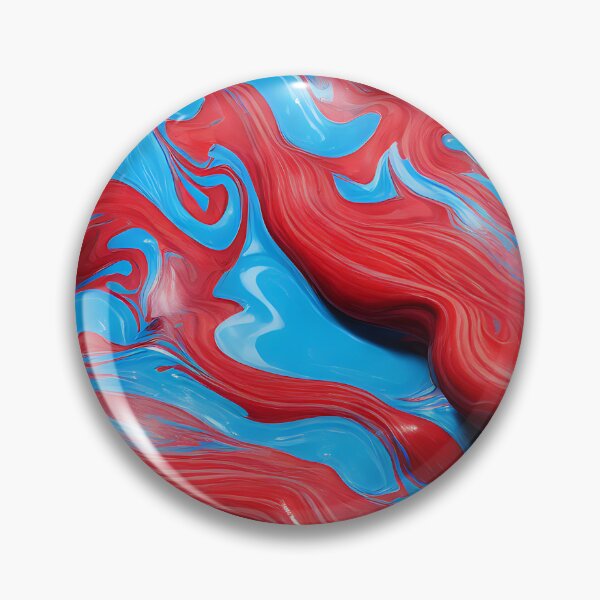 Item preview, VIVID RED BLUE MARBLE - Blue #834434 designed and sold by SmokinShroomz.