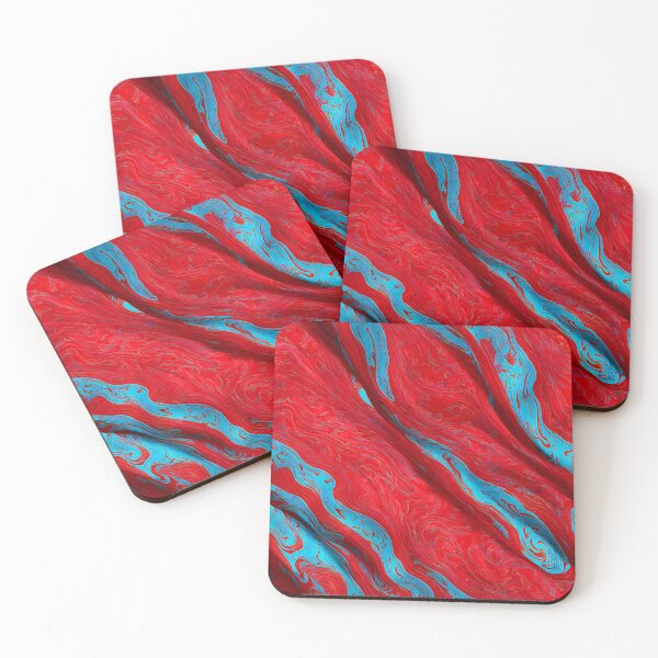 Item preview, SUNSPOT RED BLUE MARBLE - Red #834434 designed and sold by SmokinShroomz.