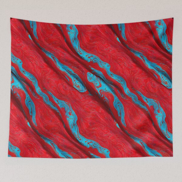 Item preview, SUNSPOT RED BLUE MARBLE - Red #834434 designed and sold by SmokinShroomz.