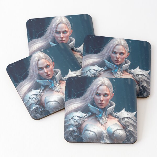 Item preview, Frosted Warrior Princess designed and sold by AICreateWorlds.