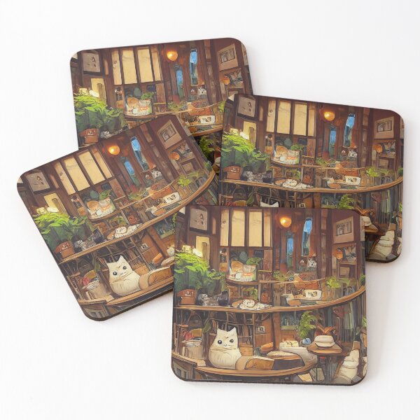 Item preview, Cozy Cat Cafe designed and sold by rudekitten.