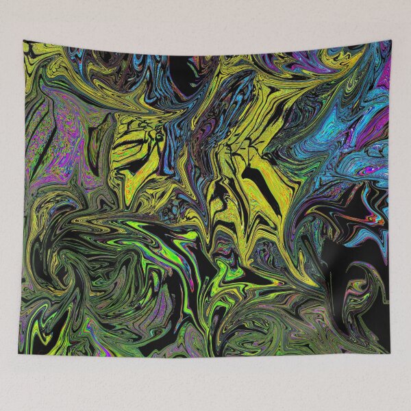 Item preview, Liquid Graffiti Yellow designed and sold by blakcirclegirl.