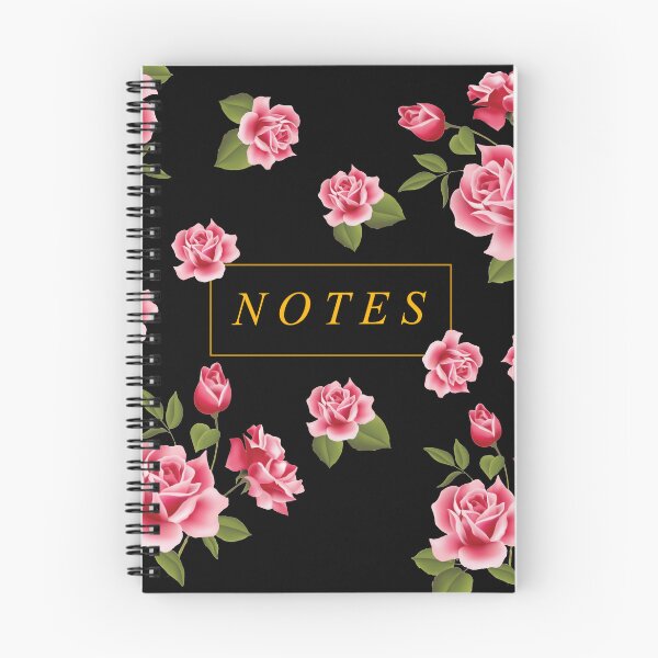 Aperçu de l'œuvre Notes florales roses créée et vendue par allyciaa.