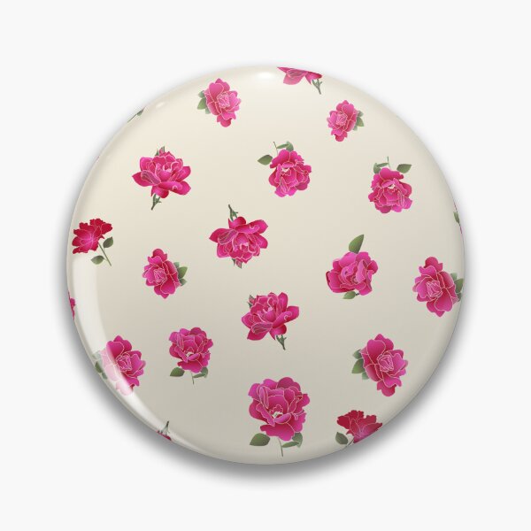 Artikelvorschau, Tossed Magenta Roses on Antique White Repeat 5748 entworfen und verkauft von Art in My Loft.